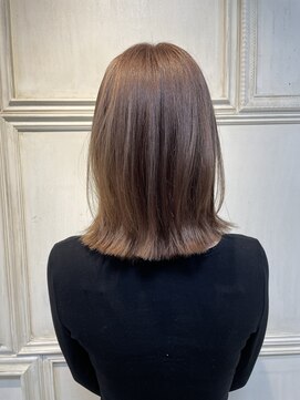 フォルテ 草薙店 ミルクティーベージュ ブリーチあり