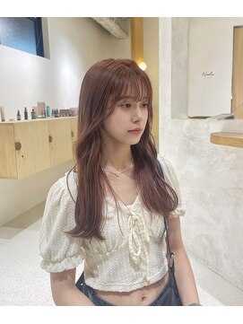 ニール 名古屋 伏見 丸の内(NEELU) 【Neelu_citron_hachi】ブリーチ無しWカラーショコラブラウン