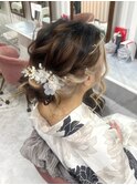 ガーリースタイル/心斎橋/ヘアメ/セットサロン