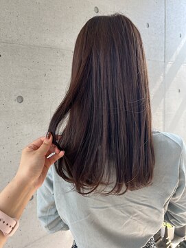 アチーブ ヘア デザイン(achieve hair design) 秋マロンブラウンカラー#透明感カラー×艶ロング20代30代