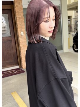 グランジュテ(grandjute) レイヤーカット　カラー　ハイライト　デジタルパーマ