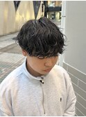 波巻きパーマ/波巻きスパイラル/マッシュ/ツーブロック