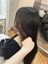 ラナンバイシダ(ranan by sida)&nbsp;インナーカラーパープル10代20代ロングヘア/デザインカラー