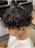 ツイストスパイラル 無造作 マッシュ 心斎橋メンズパーマ