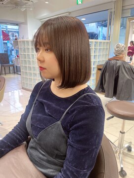 アッシュ 下北沢店(Ash) ツヤサラ肩上内巻きボブ