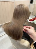 ブリーチしても『艶を保つ』ブラウンベージュ