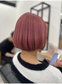 ボブ/ピンク
