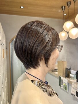ロンドアジュール 横浜(Lond azur) ★40代からのおすすめナチュラルハイライト横浜ショート！