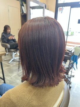 バセット バイ アルター 鎌取店(basset by aL-ter) 外ハネボブ×ベビーピンク