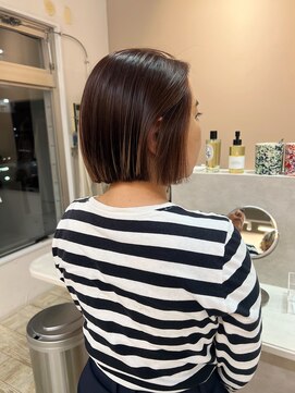 アスラン(ASLAN) 【aslan】ミニマルボブ/ミニボブ/ボブ/裾カラー