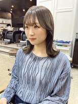 エトネ ヘアーサロン 仙台駅前(eTONe hair salon)&nbsp;［ eTONe ］ぷつっとlob × Olive beige