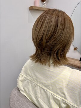 シアエミュー 新越谷店(SHEER emu) ウルフすぎないミディアムウルフ