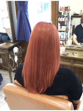 美容室 ティアナ ココ(TIEANA.COCO) Wカラーオレンジ