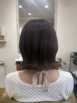 ジャガラ 津田沼店(JAGARA) 外ハネボブ×ラベンダーカラー＊mina【津田沼/髪質改善】