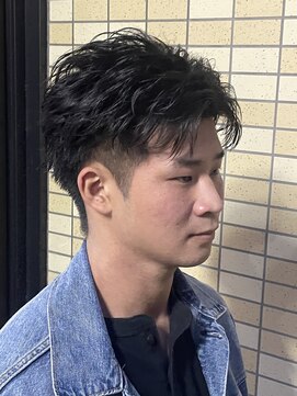 スウェル 柏店(Swell) MEN’S HAIR/サーフカール/刈り上げセンターパート/柏