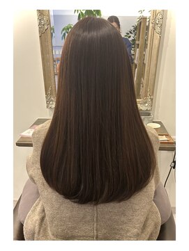 自然派ロングヘア