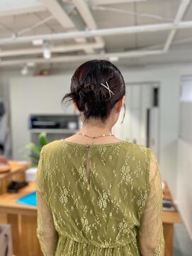 ミディアムヘア/暗めカラー/グランマッシュ/北九州/小倉