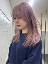 エトワール(ETOILE)&nbsp;ピンクラベンダー/ブリーチ/ハイトーン/レイヤーカット