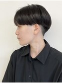 【メンズ 松戸 岩口】リバースカールシースルーマッシュショート
