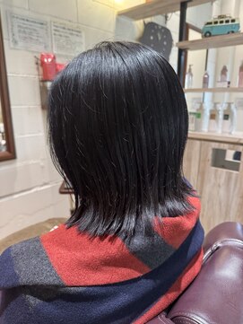 チアー ヘアリラクゼーション(cheer HAIRRELAXATION) 切っぱなしボブ