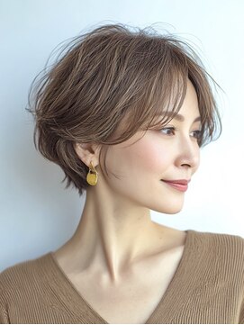 ハーツ(Heart's) ミセスショート白髪ぼかし脱白髪染め30代40代50代60代♪