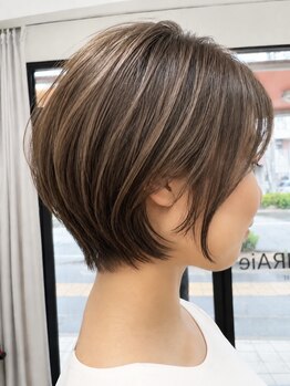 ミライエ(MIRAie)の写真/洗礼された大人スタイルで毎日が華やかに＊ショートヘアのマンネリなお悩みもお任せ下さい！