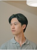 ニュアンスパーマフェザーパーマ毛流れセンターパート