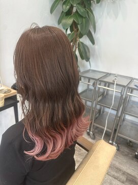 サロンド ベレーザ トータ(salao de beleza tota) cherry pink グラデーション (ブリーチあり)