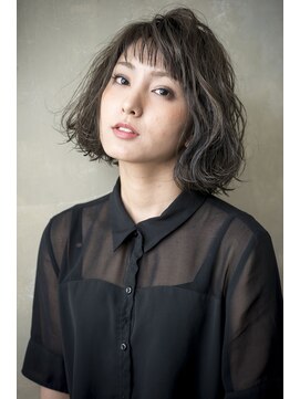 ノアパルフェ 銀座(noah parfait) ＊切りっぱボブのリラックスウェーブ＊