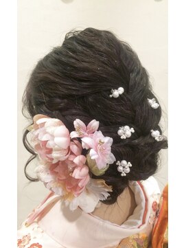 ブレス 芦屋店(brace) 編みこみゆるふわヘアアレンジ×夏