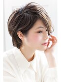 【Rire-リル銀座-】美シルエット小顔耳かけショートボブ☆