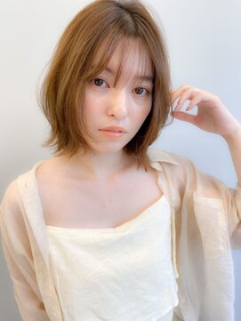 ネオリーブニコ 大井町店(Neolive Nico) 【neolive nico 大井町店】　シースルーバング　くびれボブ