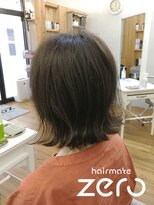 ヘアメイクゼロ 坂戸駅前店(hairmake zero)&nbsp;外はね前下がりボブ