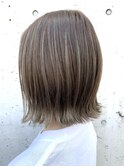 切りっぱなしbob×mat beige highlight color【レーヴ】