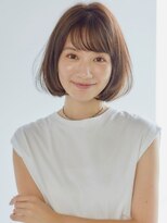 フォンズ(FONS)&nbsp;小顔ナチュラルボブ エアリー フォギーベージュ マッシュボブ