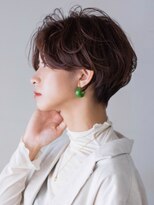 サーカス バイ ビュートリアム 青山(CIRCUS by BEAUTRIUM)&nbsp;ハンサムショート 大人可愛いショートヘア 艶カラー 30代40代