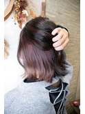 ミディアム インナーカラー ラベンダー《Aura Beaute京都》