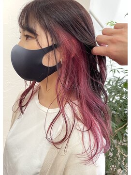 カッツ 元町店(CUT S) ピンクブラウン×インナーピンク