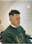 メンズ バーバー スパイラルパーマ ツイストパーマ