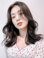 アイティーバイアルバム 松戸店(IT by ALBUM) ミディアムワンホンヘア_くびれヘアビタミンカラー_58524