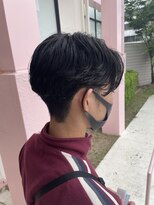 ワークスヘアー(WORKS HAIR)&nbsp;ニュアンスパーマ×センターパート