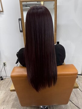 ルチナ 秦野(Lucina) ロング／チェリーブラウン