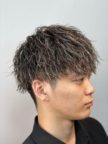 ブルーオーシャン 久留米店(BlueOcean)&nbsp;20代30代ツーブロックマッシュツイストスパイラルパーマ