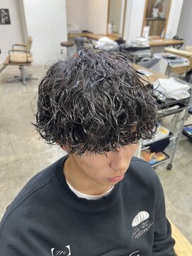 エルオム(EL.HOMME) 【TAKASHI】波巻きスパイラルパーマ