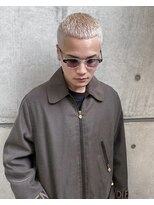 オーシャントーキョー ホワイト 原宿(OCEAN TOKYO WHITE)&nbsp;ブロンドクロップスタイルフェード