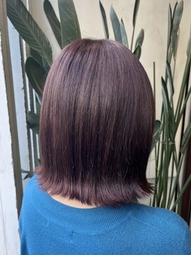 アン(Hair make un) ピンクブラウン