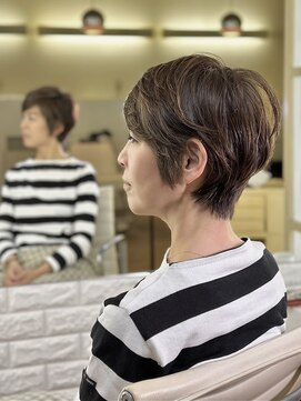 トランクサロンカッパード 大人マッシュショート＋コレストンカラー＋生コラーゲンTR