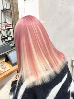 ロア 福岡天神本店(LORE)&nbsp;ダブルカラーベージュカラーケアブリーチカラーハイトーンカラー