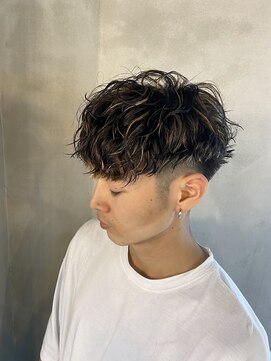 オーバー 町田店(OVER) スパイラルパーマメッシュ