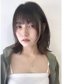 くびレイヤー/シースルーバング/韓国/髪質改善[stylist竹田] 